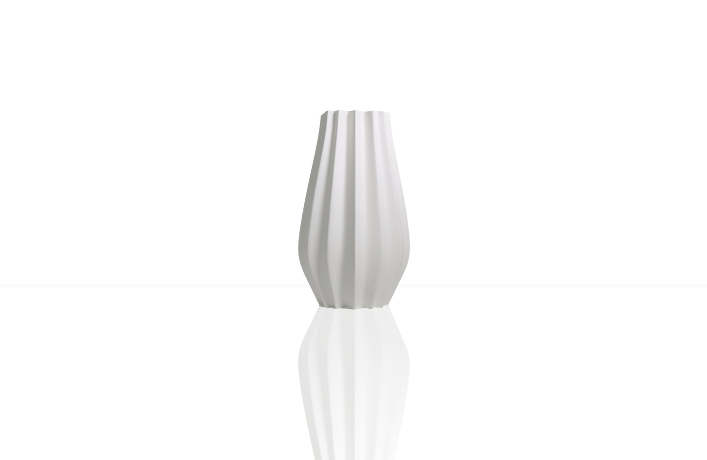 Fluted Vase